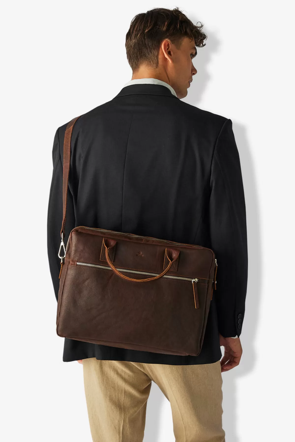 Adax Catania Briefcase Tobias 15,6' Dark brown Best