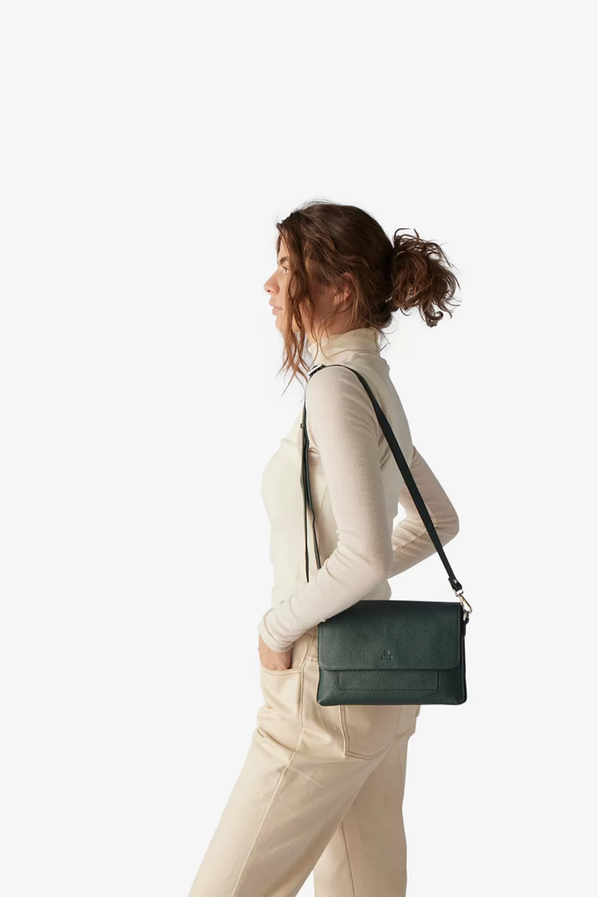 Adax Cormorano Shoulder Bag Rosina Dark green Flash Sale