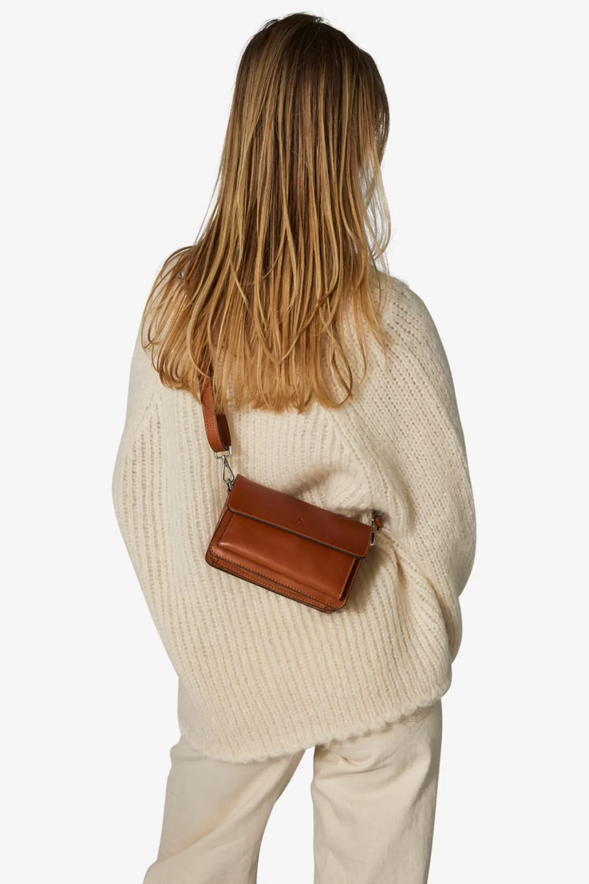 Adax Portofino Shoulder Bag Rosie Brown Sale