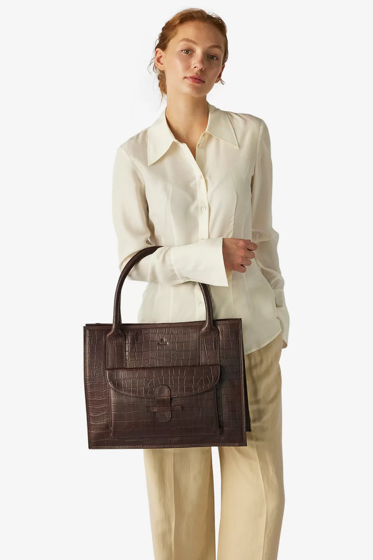 Adax Ragusa Shopper Valentina Dark brown Best