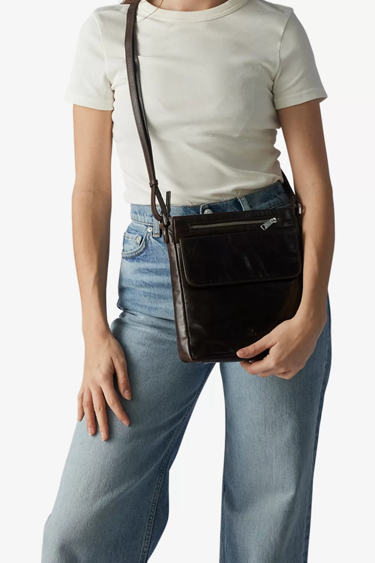 Adax Salerno Crossbody Grete Dark brown Best